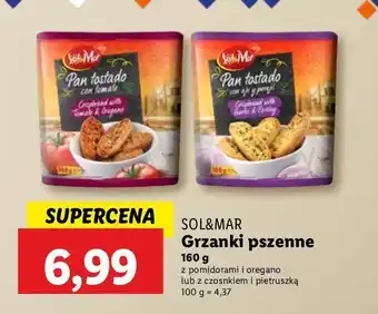 Lidl Grzanki pszenne z czosnkiem i natką pietruszki Sol&mar oferta