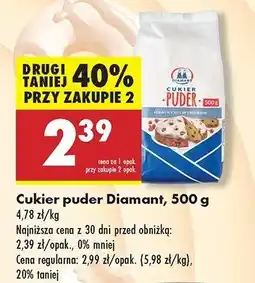 Biedronka Cukier puder Diamant Diamant polska oferta