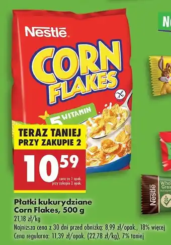 Biedronka Płatki śniadaniowe Nestle corn flakes Corn flakes (nestle) oferta