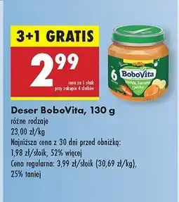 Biedronka Morele banany i jabłka Bobovita oferta