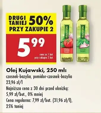 Biedronka Olej pomidor czosnek bazylia Kujawski kruszwica oferta