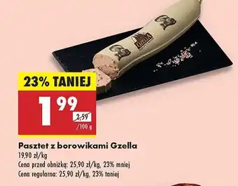 Biedronka Pasztet z borowikami Gzella oferta