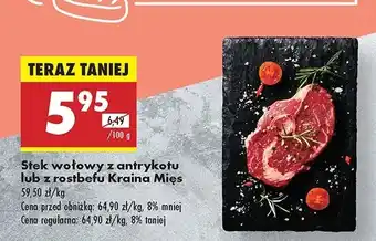 Biedronka Stek wołowy z rostbefu Kraina mięs oferta