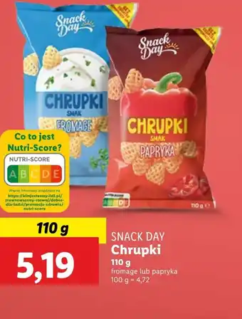 Lidl Chrupki Snack Day oferta