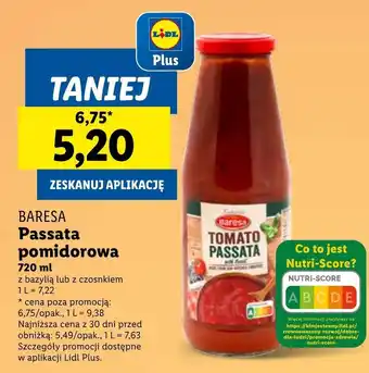 Lidl Passata Baresa oferta