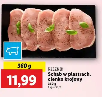 Lidl Schab w plastrach Rzeźnik oferta