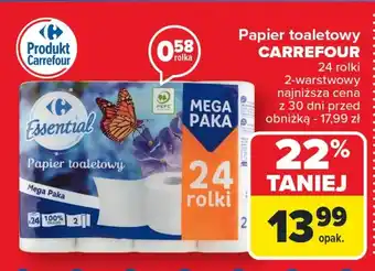 Carrefour Papier toaletowy Carrefour oferta