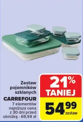 Carrefour Market Zestaw pojemników Carrefour oferta