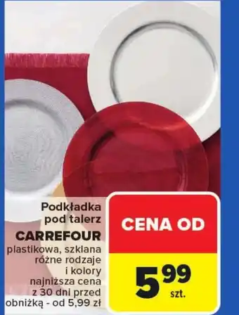 Carrefour Market Podkładka pod talerz Carrefour oferta