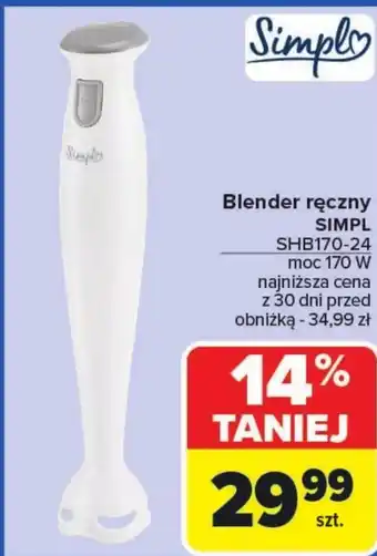 Carrefour Market Blender ręczny Simpl oferta