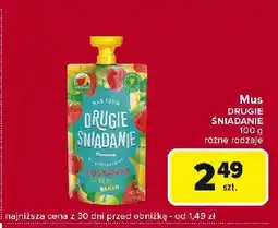 Globi Mus truskawka jabłko banan Drugie Śniadanie oferta