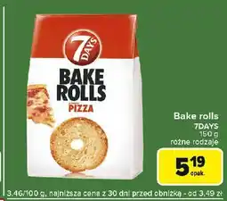 Carrefour Express Bake rolls pizza 7 Days Rolls oferta