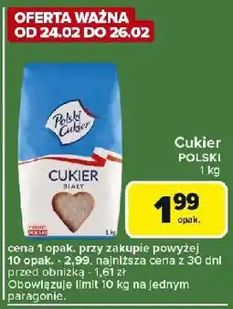 Carrefour Express Cukier biały Polski oferta