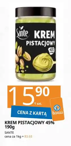 E.Leclerc Krem pistacjowy Sante oferta