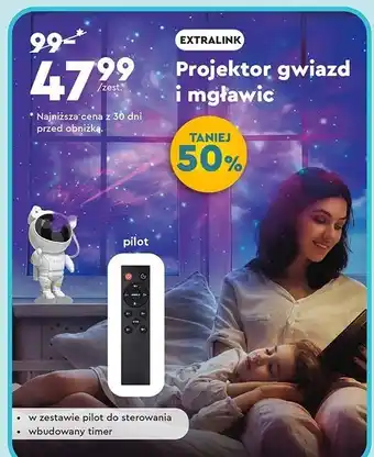 Biedronka Projektor gwiazd i mgławic Extralink oferta