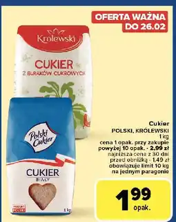 Carrefour Cukier biały Polski oferta