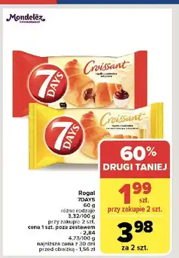 Carrefour Croissant z nadzieniem o smaku spumante 7 Days oferta