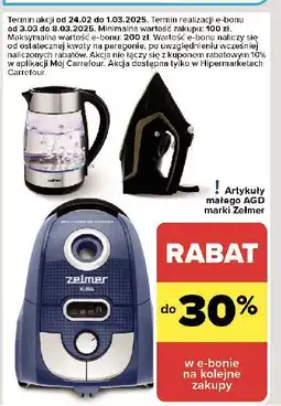 Carrefour Żelazko Zelmer oferta