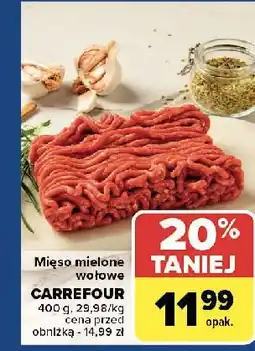 Carrefour Mięso mielone wołowe Carrefour Targ Świeżości oferta