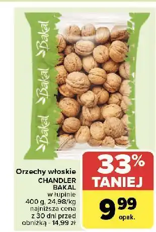 Carrefour Orzechy włoskie w łupinie Bakal oferta