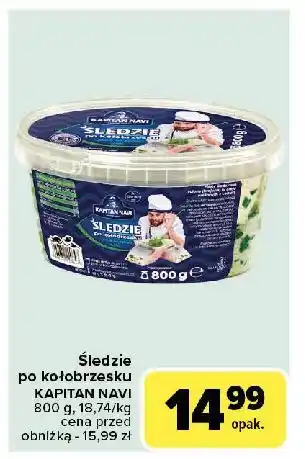 Carrefour Śledzie po kołobrzesku Kapitan Navi oferta