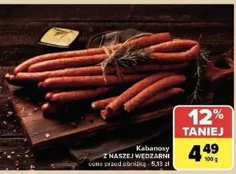 Carrefour Kabanosy Nasza Wędzarnia Carrefour oferta