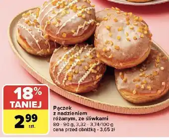 Carrefour Pączek ze śliwką oferta