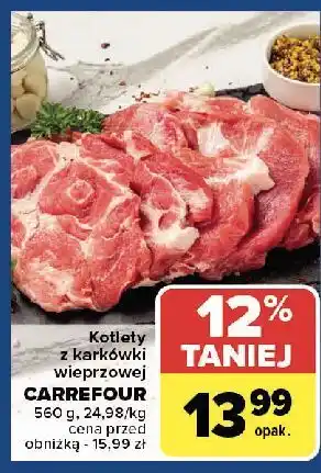 Carrefour Kotlety karkowe Carrefour Targ Świeżości oferta