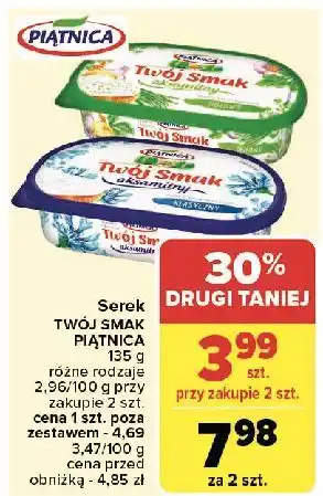 Carrefour Serek aksamitny ziołowy Piątnica Twój Smak oferta