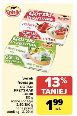 Carrefour Serek puszysty z warzywami Sobik Górski Puszysty oferta