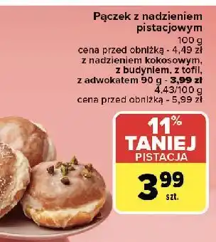 Carrefour Pączek toffi z posypką orzechową oferta