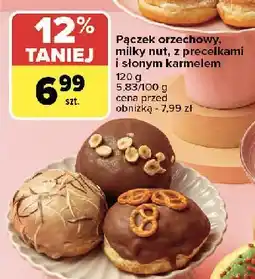 Carrefour Pączek z precelkami i słonym karmelem oferta