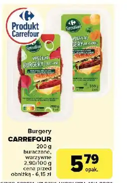 Carrefour Burgery warzywne Carrefour Sensation oferta