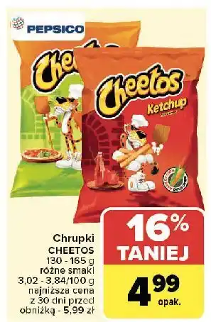 Carrefour Chrupki pizzerini Cheetos oferta