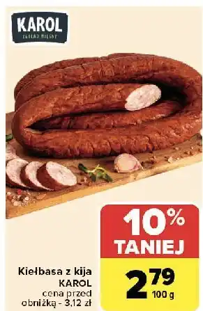 Carrefour Kiełbasa z kija Karol oferta