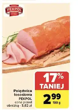 Carrefour Polędwica łososiowa Pekpol oferta