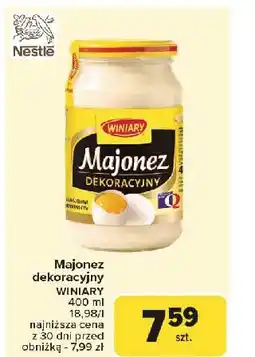 Carrefour Majonez dekoracyjny Winiary oferta