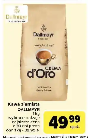 Carrefour Kawa Dallmayr Crema D'oro oferta