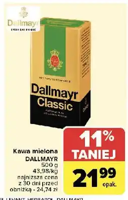 Carrefour Kawa Dallmayr Classic oferta