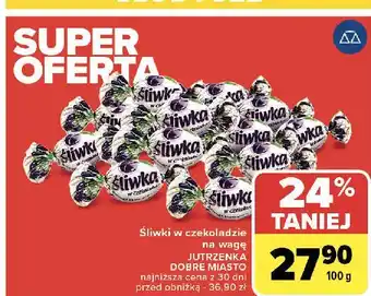 Carrefour Śliwka w czekoladzie Jutrzenka Dobre Miasto oferta