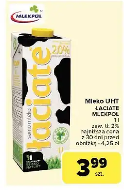 Carrefour Mleko 2% Łaciate oferta