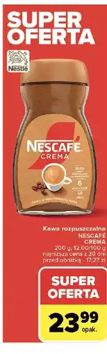 Carrefour Kawa Nescafe Crema oferta