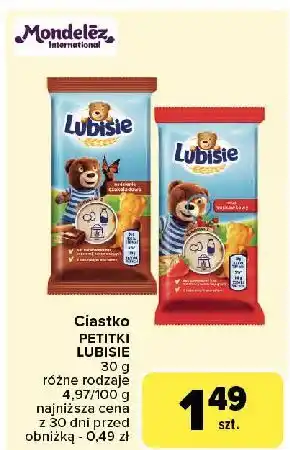 Carrefour Ciastko czekoladowe Lu Petitki Lubisie oferta