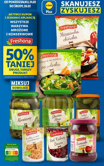 Lidl Wszystkie warzywa mrożone i konserwowe oferta