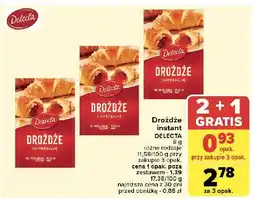 Carrefour Drożdże instant Delecta oferta