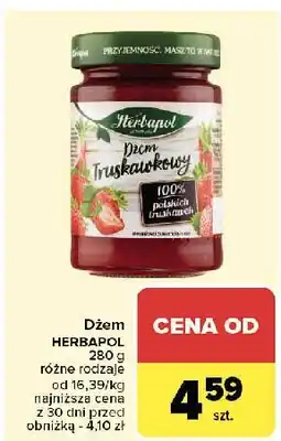 Carrefour Dżem truskawkowy Herbapol oferta