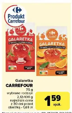 Carrefour Galaretka pomarańczowa Carrefour oferta