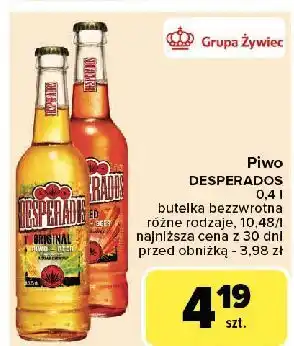 Carrefour Piwo Desperados Red oferta