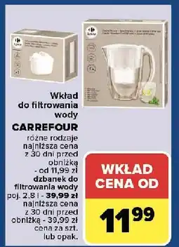 Carrefour Dzbanek do filtrowania Carrefour oferta