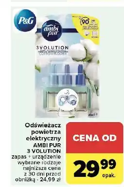 Carrefour Wkłady zapachowe cotton flower (3 szt) Ambi Pur 3Volution oferta